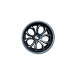 2 Jantes super RIM Deep-Spider - Noir Mat - TETSUJIN TT-8105
