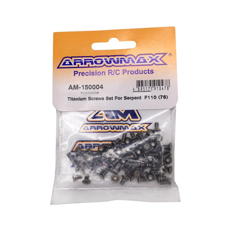 Kit visserie en titane - Serpent F110 - ARROWMAX AM-150004
