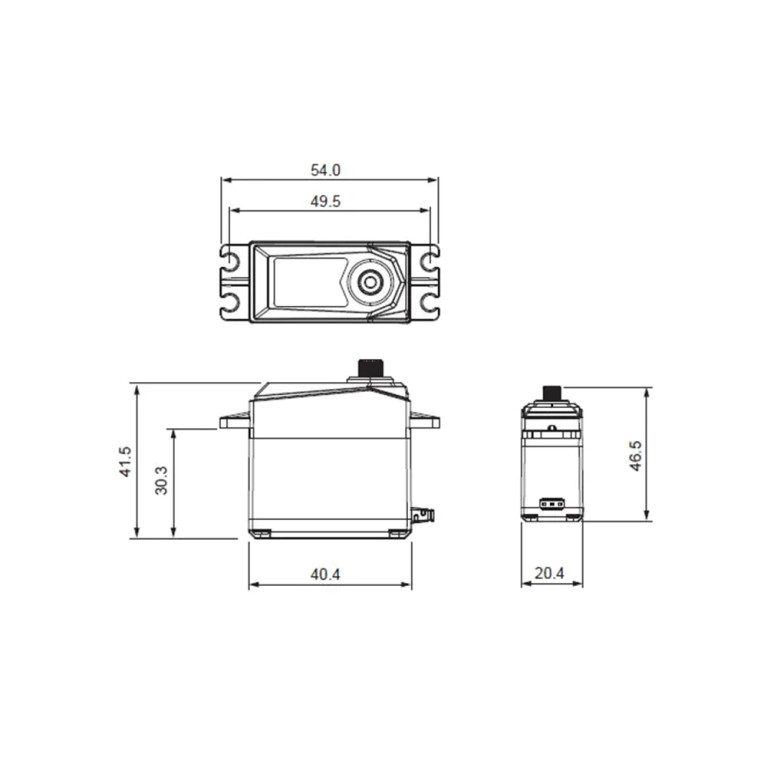 Servo Readyset 1/10 - 6Kg-0.15s-6V - KYOSHO 82281