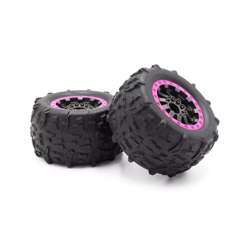 2 Roues complètes STX G2 - Rose - FUNTEK FTK-21087