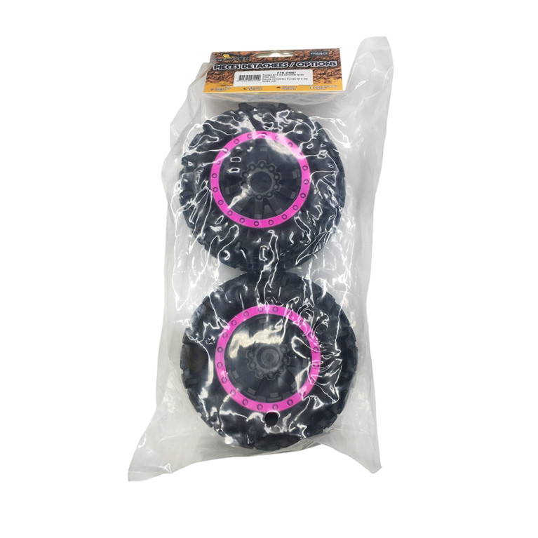 2 Roues complètes STX G2 - Rose - FUNTEK FTK-21087