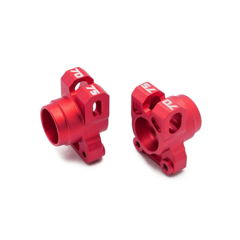 Étrier arrière en aluminium rouge - X-MID - HOBBYTECH MID-OP14-FR