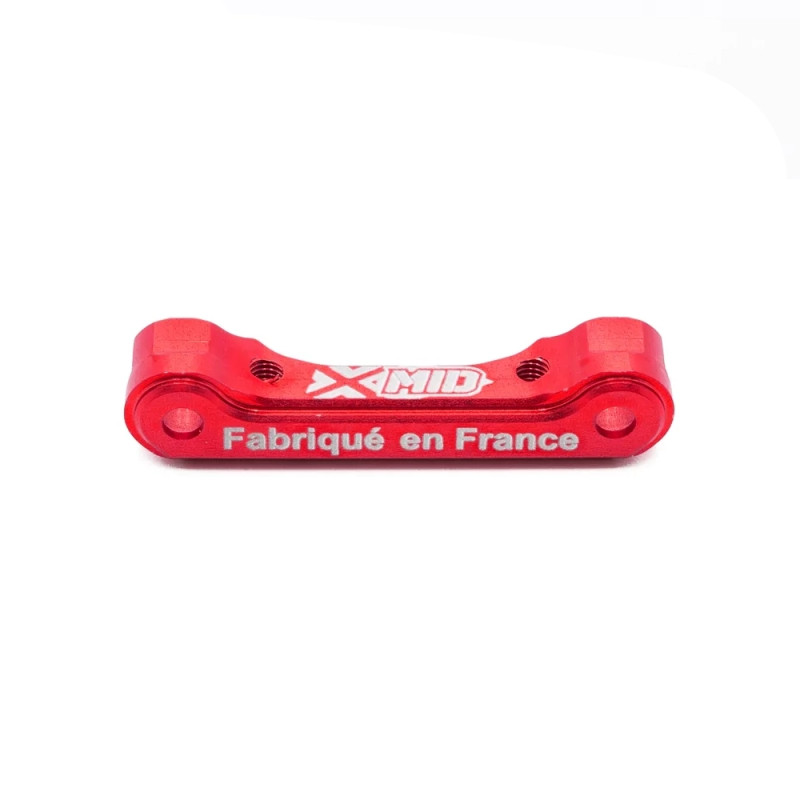 Cale anti-cabrage + boules en aluminium rouge - X-MID - HOBBYTECH MID-OP15-FR
