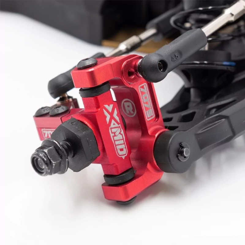 Étrier avant en aluminium rouge - X-MID - HOBBYTECH MID-OP16-FR