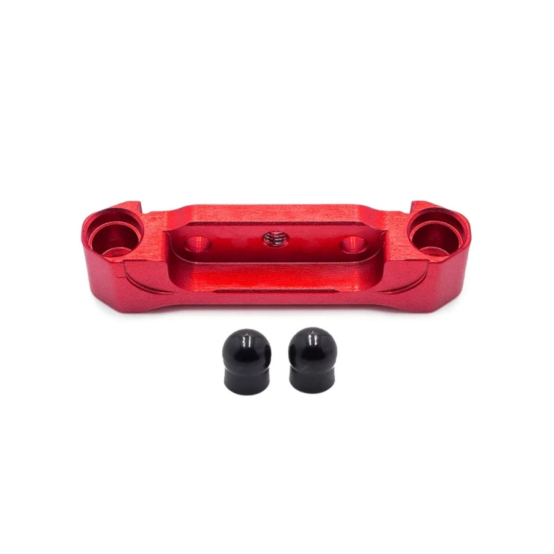 Cale de pincement 4.5° en aluminium rouge - X-MID - HOBBYTECH MID-OP17-FR
