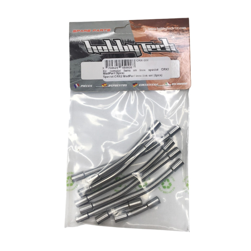 Kit complet liens en inox - CRX2 Madperf - HOBBYTECH CRX-308
