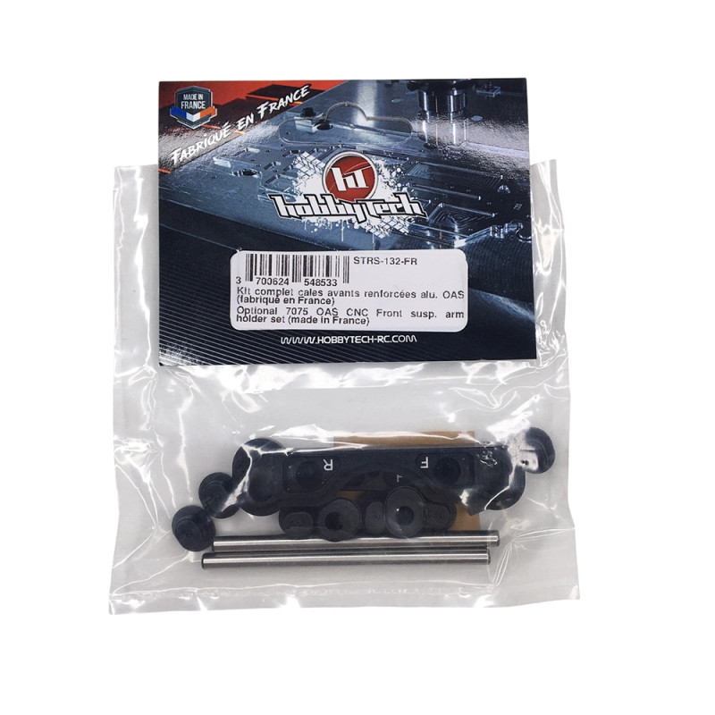 Kit complet cales avants renforcées en alu - HOBBYTECH STRS-132-FR