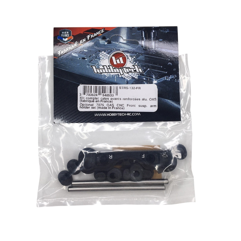 Kit complet cales avants renforcées en alu - HOBBYTECH STRS-132-FR