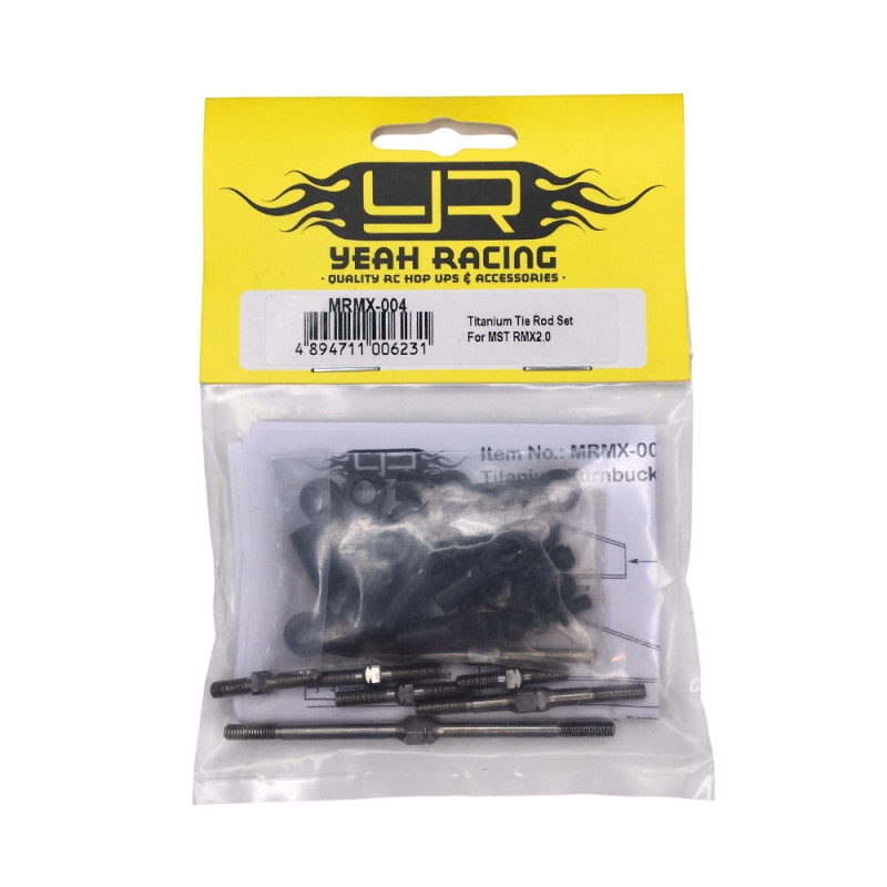 Biellettes de direction en titane - RMX2.0/2.5 - YEAH RACING MRMX-004