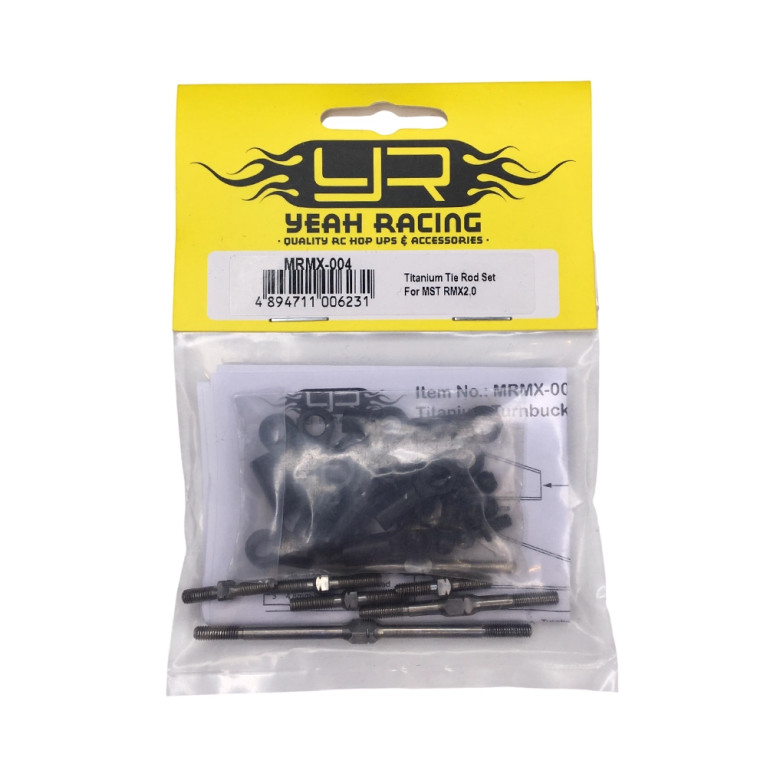 Biellettes de direction en titane - RMX2.0/2.5 - YEAH RACING MRMX-004