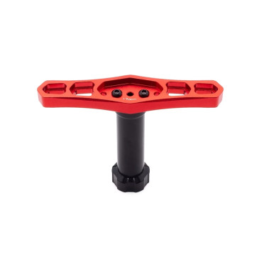 Clé à roue 17 mm en aluminium - Rouge - HOBBYTECH HTR-418