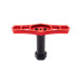 Clé à roue 17 mm en aluminium - Rouge - HOBBYTECH HTR-418