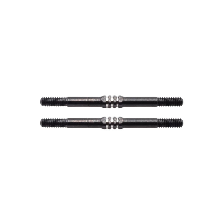 Biellettes pas inversé en titane - M4x55 mm - HOBBYTECH HTR-1950455