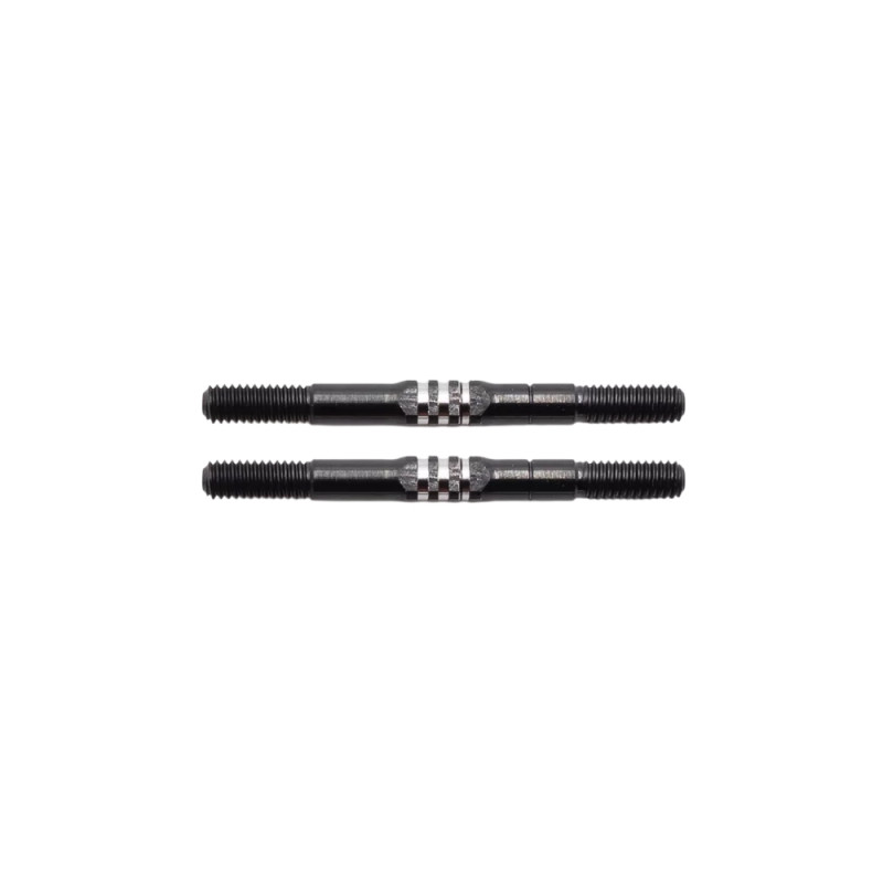 Biellettes pas inversé en titane - M4x45 mm - HOBBYTECH HTR-1950445