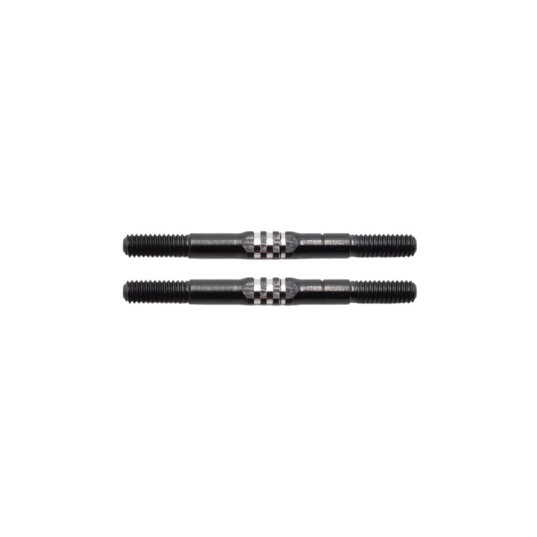 Biellettes pas inversé en titane - M4x45 mm - HOBBYTECH HTR-1950445