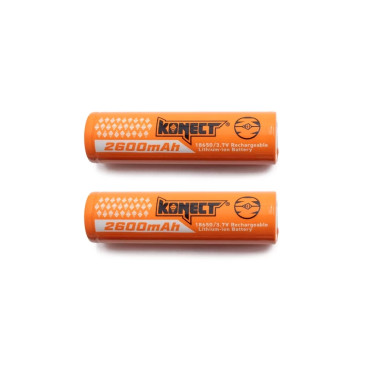 Batteries Li-Ion type 18650 2600 mAh - HOBBYTECH KN-LI-18650-2600