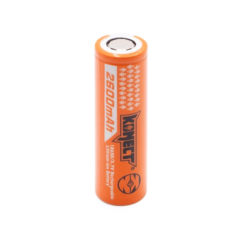 Batteries Li-Ion type 18650 2600 mAh - KONECT KN-LI-18650-2600