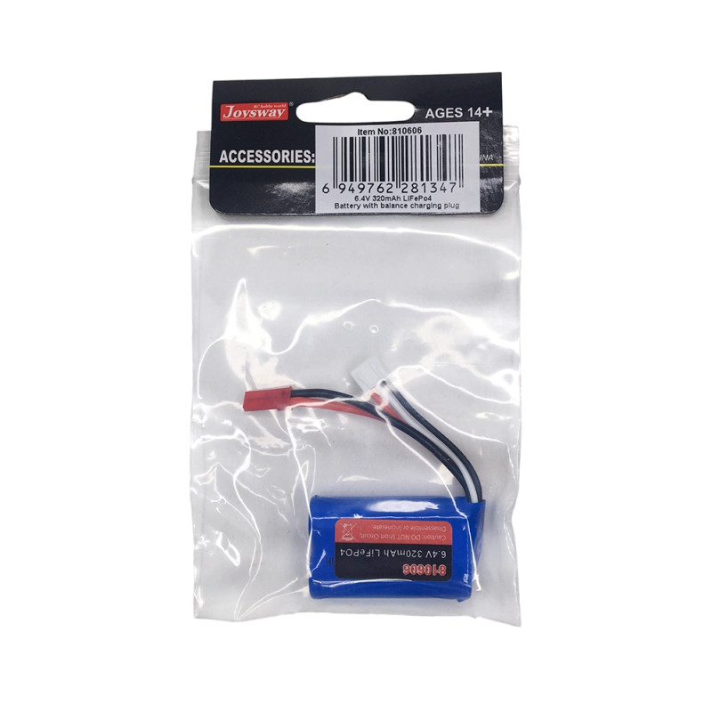 Batterie LifePO4 6,4V 320 mAh - JOYSWAY 810606