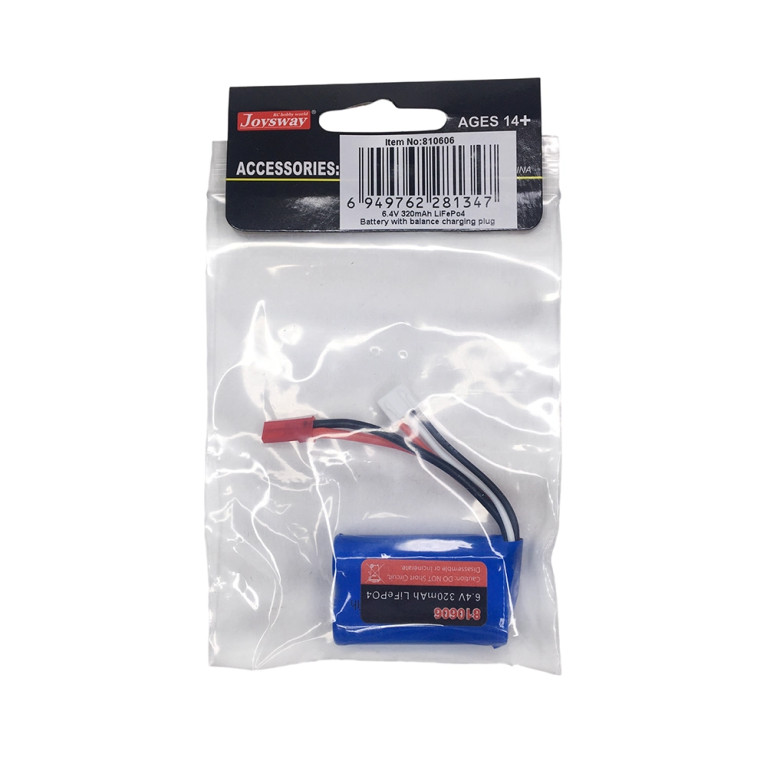 Batterie LifePO4 6,4V 320 mAh - JOYSWAY 810606