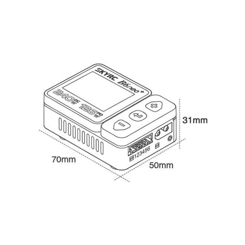 Chargeur B6 Neo+ 240W - Rose - SKYRC SK-100211-04