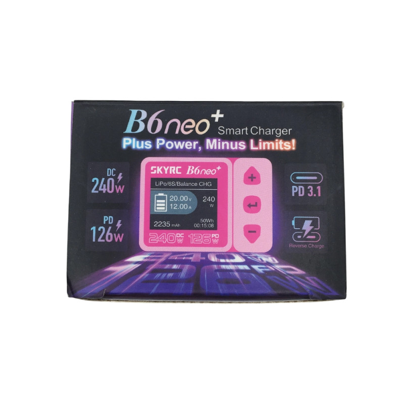 Chargeur B6 Neo+ 240W - Rose - SKYRC SK-100211-04