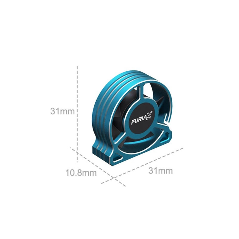 Ventilateur vertical FuriaX en aluminium - Bleu - SKYRC SK-400038-B2