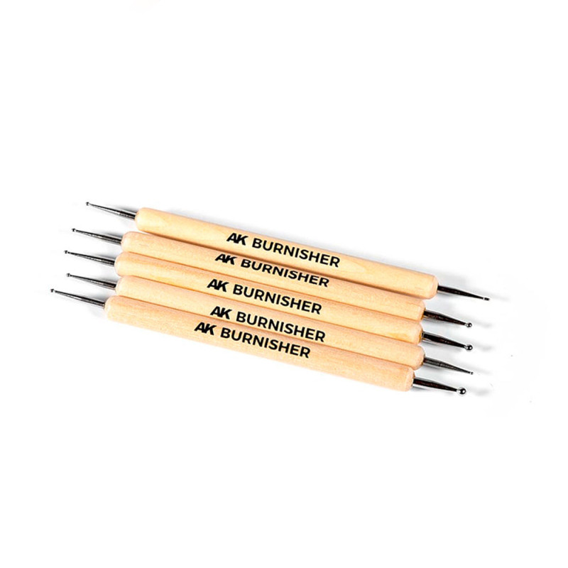 Ensemble de brunissoirs à sculpter - AK TOOLS AK9052
