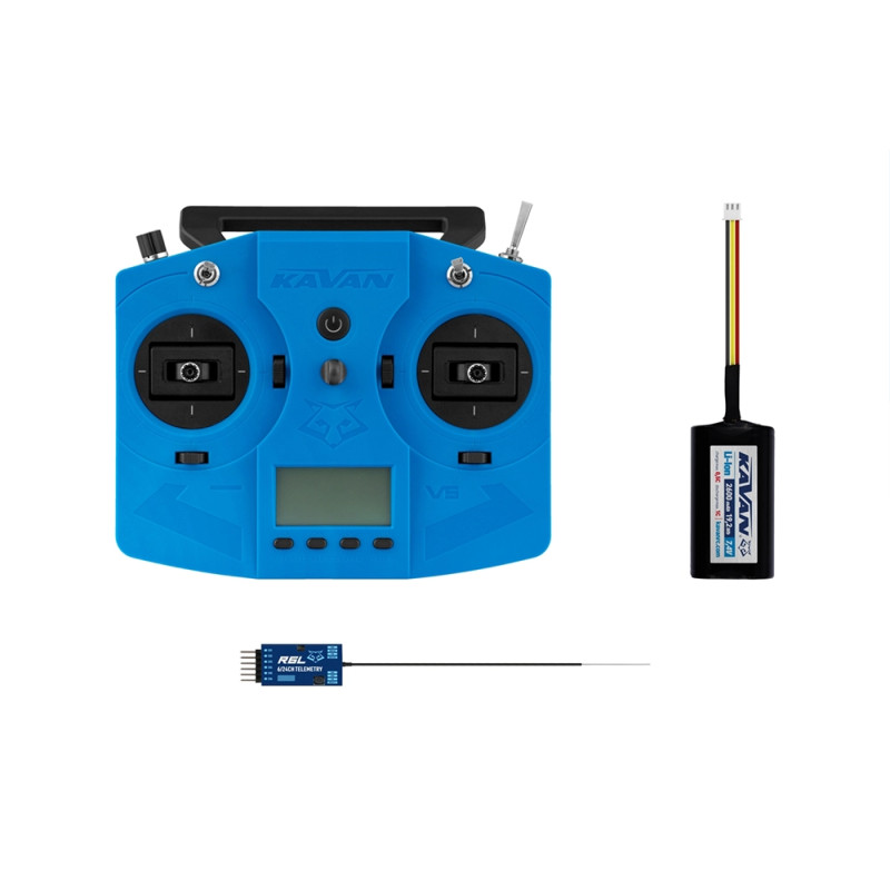 Radio V5 + récepteur R6L - Bleu - KAVAN KAV16.1009
