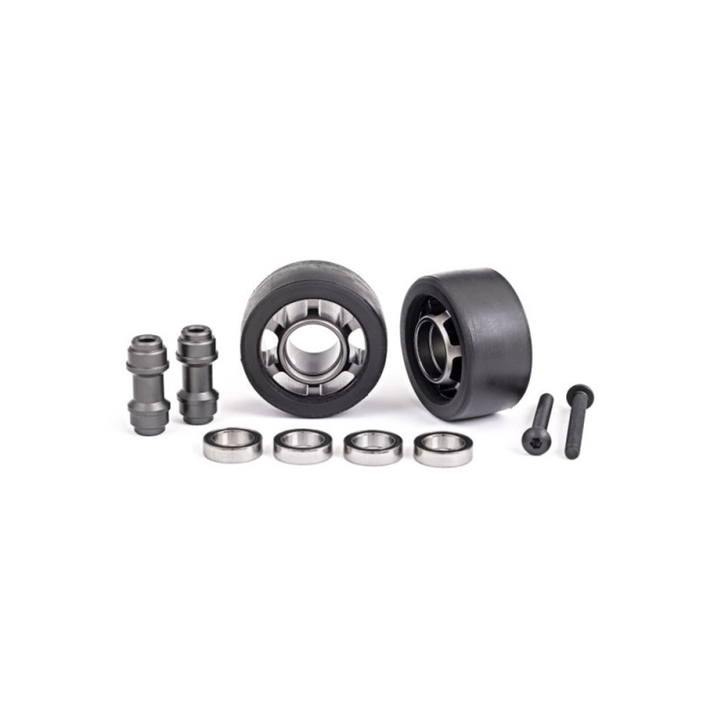 Roues de barre de wheeling - Noir - TRAXXAS 7775A