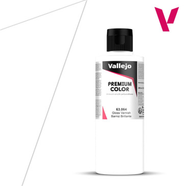 Vernis Brillant - 200ml Auxiliaire Premium Color - VALLEJO 63.064