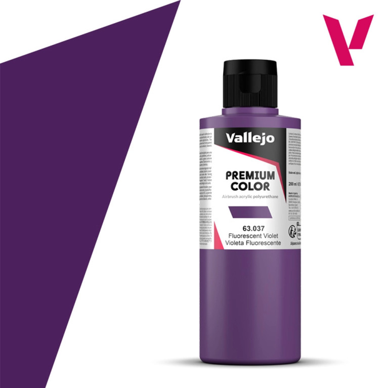 Violet Fluo - 200ml Fluorescent Premium Color - VALLEJO 63.037