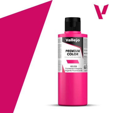 Magenta Fluo - 200ml Fluorescent Premium Color - VALLEJO 63.036