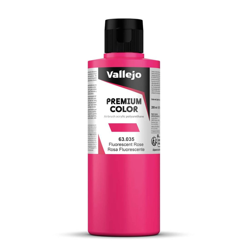Rose Fluo - 200ml Fluorescent Premium Color - VALLEJO 63.035