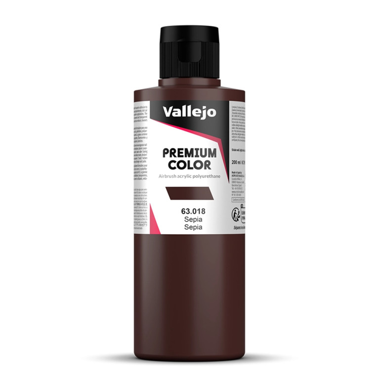 Sépia - 200ml Opaque Premium Color - VALLEJO 63.018