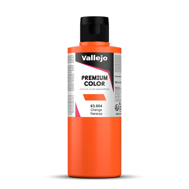 Orange - 200ml Opaque Premium Color - VALLEJO 63.004