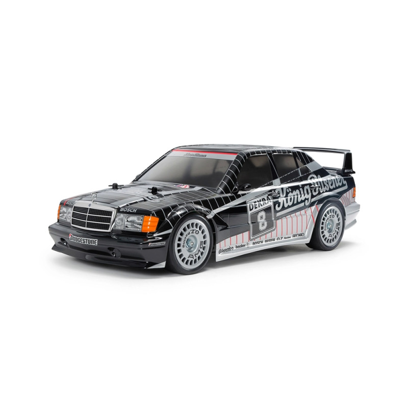 Mercedes-Benz 190 EVOII 1991 + carrosserie peinte  - TT-02 - TAMIYA 47525
