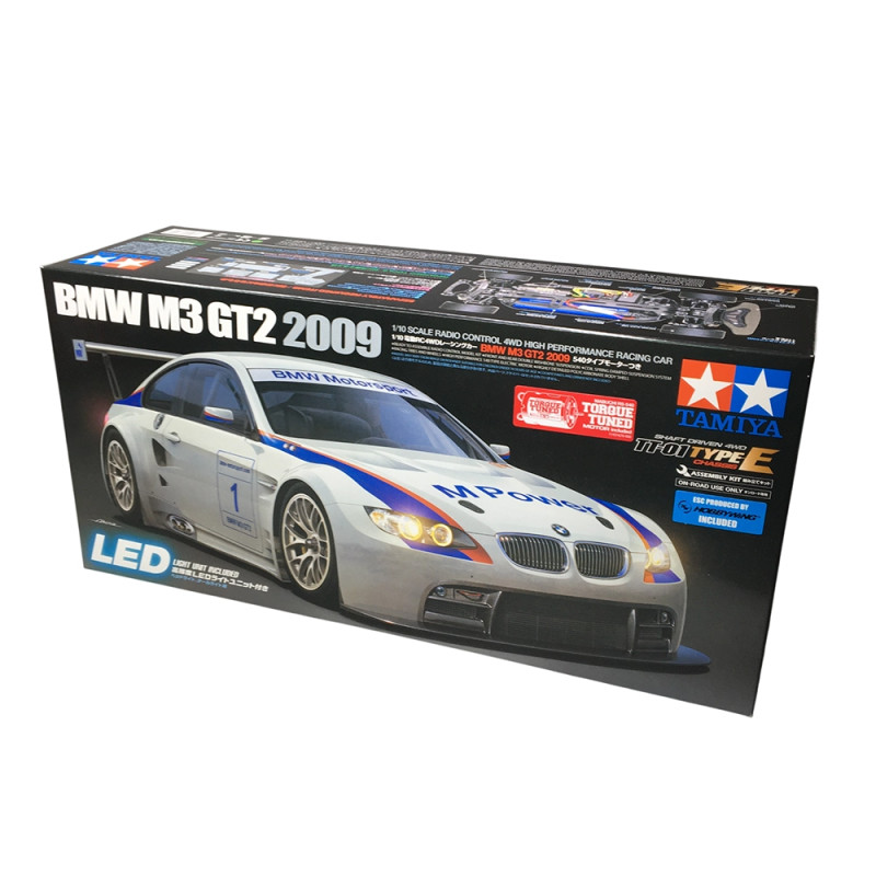 BMW M3 GT2 + LED, 1/10 - TT-01E - TAMIYA 58449