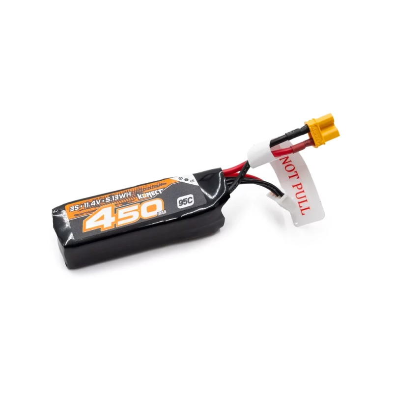 Accu LiPo 450mAh 11.1V 95C - XT30 - KONECT KN-LP3S450-95C