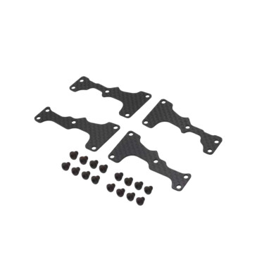 Plaque carbone triangle inférieur avant - Inferno MP11 - KYOSHO IFW705