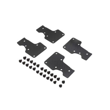 Plaque carbone triangle inférieur arrière - Inferno MP11 - KYOSHO IFW706