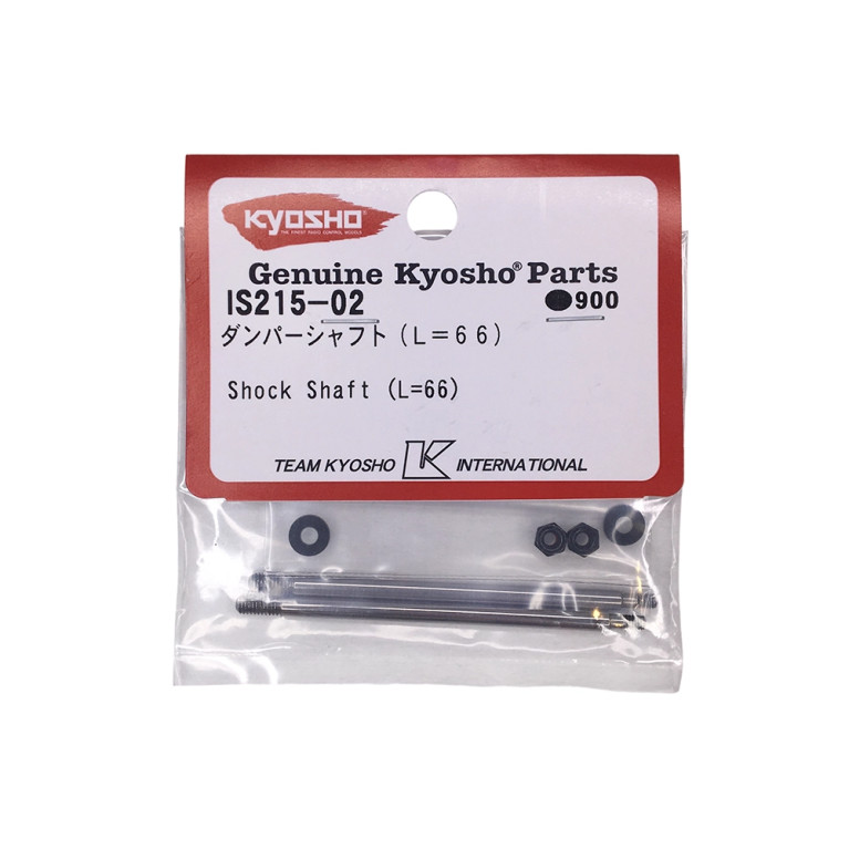 Tiges d'amortisseur 66mm - Inferno MP11 - KYOSHO IS215-02