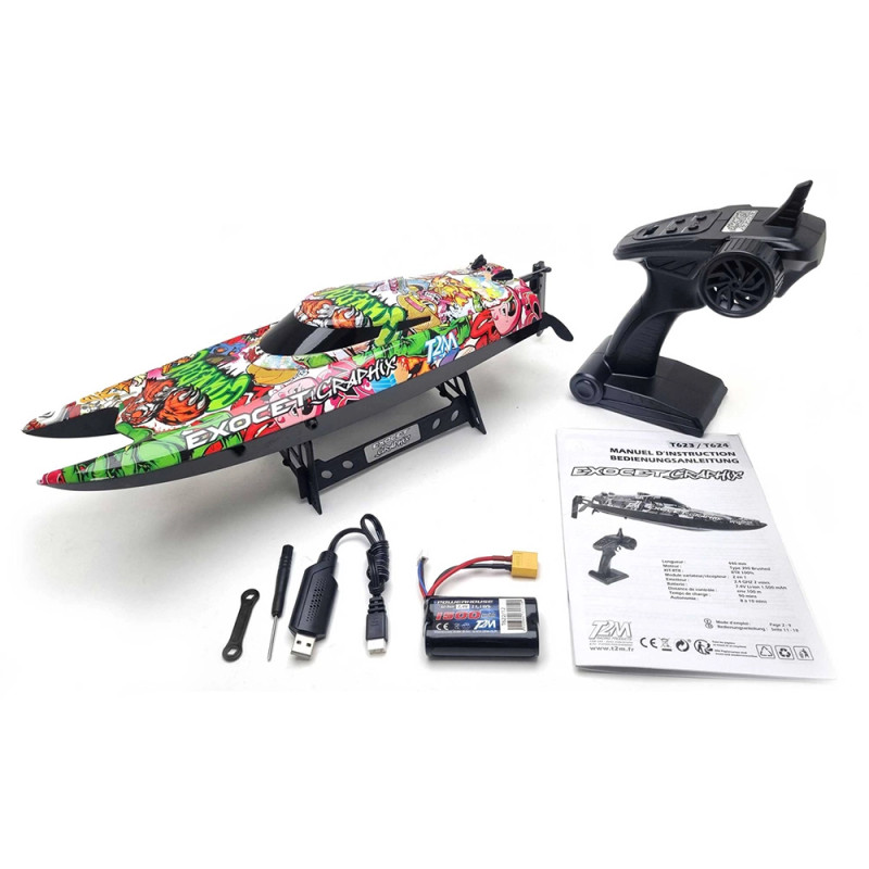 Bateau Offshore Exocet Graphix - Graffiti - T2M T624