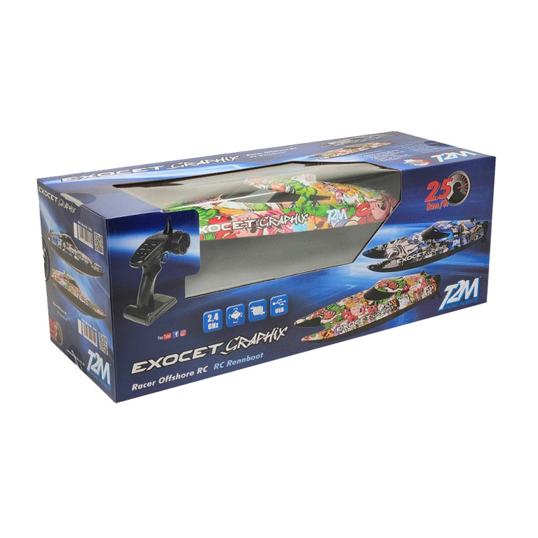 Bateau Offshore Exocet Graphix - Graffiti - T2M T624