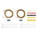 Kit de 2 LED jaune de 3mm - MFC-01 et 03 - TAMIYA 56551
