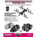 Extension de ventilateur double en carbone - HUDY 293191