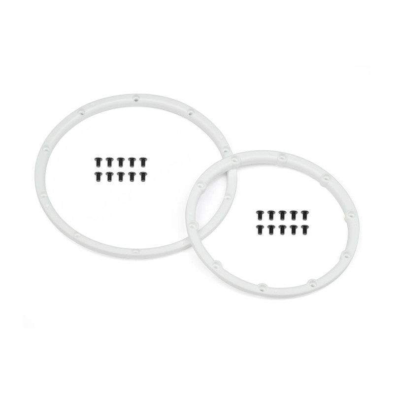 Anneaux de verrouillage de jante - Blancs - HPI RACING 110545