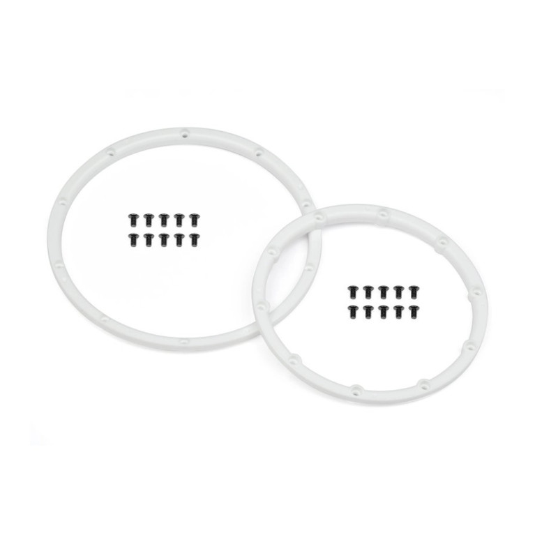 Anneaux de verrouillage de jante - Blancs - HPI RACING 110545