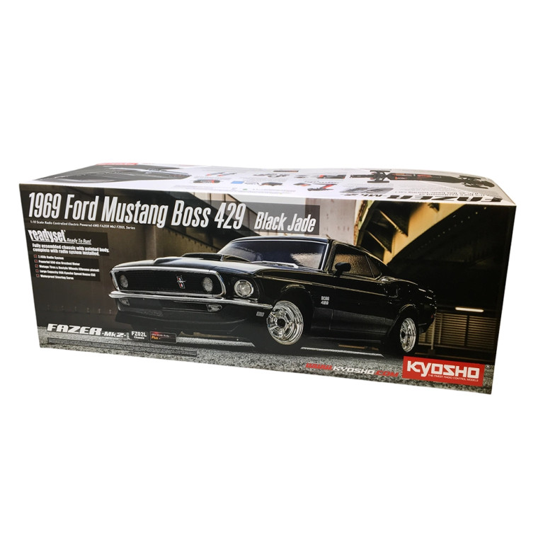Ford Mustang Boss 429 de 1969 - Fazer FZ02 - KYOSHO 34437T1-FS