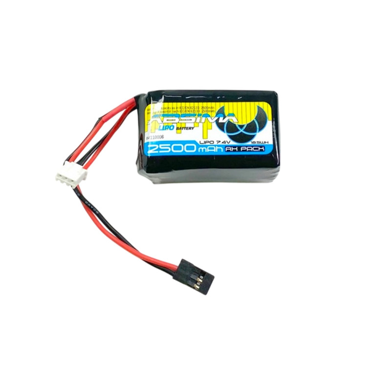 Accu LiPo 7.4V 2500mAh (Futaba) - ABSIMA 4110006