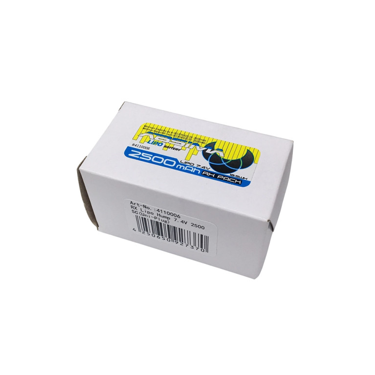 Accu LiPo 7.4V 2500mAh (Futaba) - ABSIMA 4110006